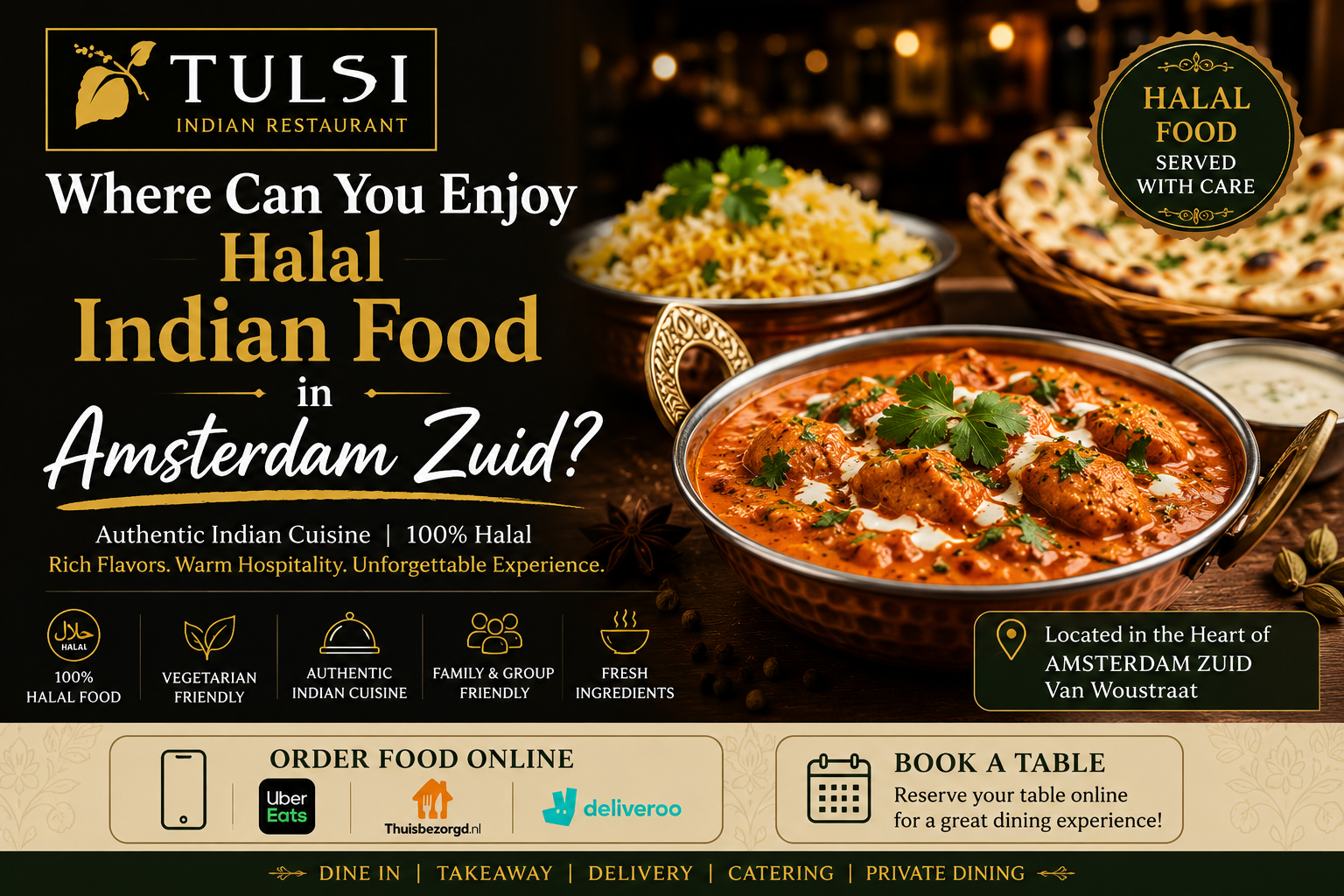 Halal Indian Food in Amsterdam Zuid